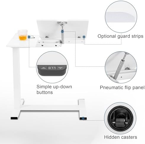 Electric Height Adjustable Rolling Desk — photo 5
