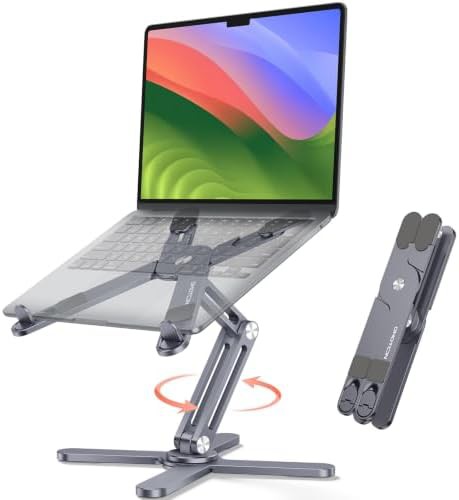 LA10 360 rotating foldable desk riser