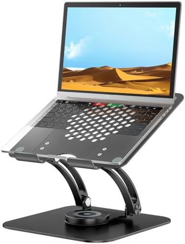 Office black swivel stand