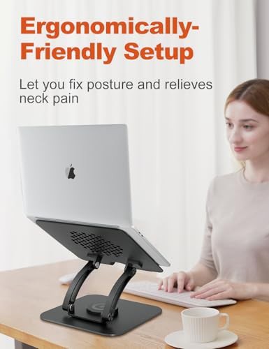 Office black swivel stand — photo 3
