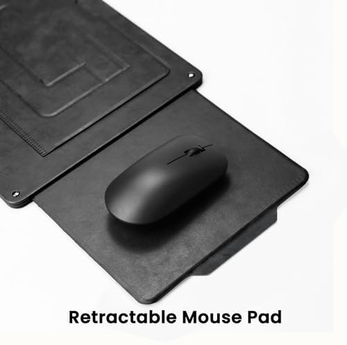 Inky black lap desk with retractable mouse pad — photo 5
