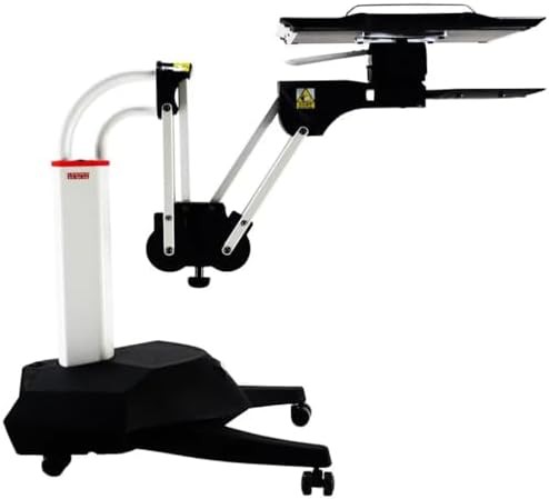 Rolling Adjustable Height Laptop Bed Desk — photo 3