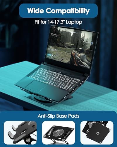 Swivel Aluminum Cooling Pad for Gaming — photo 4
