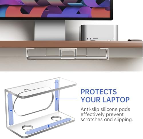 Scratch resistant acrylic under desk stand — photo 3