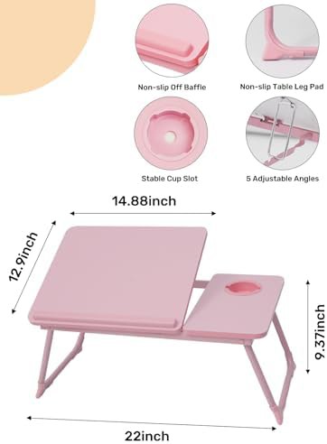 Adjustable Lap Desk with Cup Holder — photo 3
