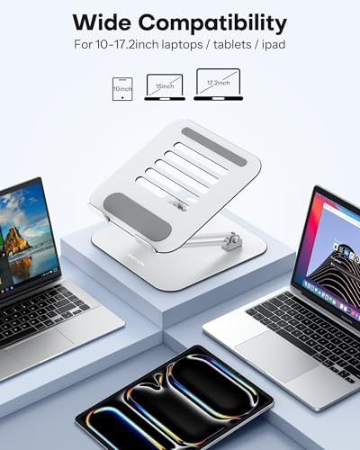 Adjustable metal foldable laptop riser — photo 5