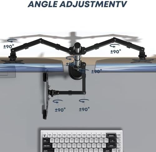 Metal Dual Monitor and Laptop Mount — photo 4