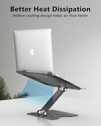 Ventilated matte black notebook stand for 16-inch — photo 3