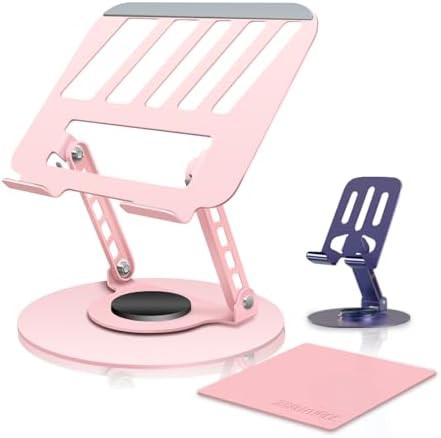 Purple and Pink Metal Phone Riser