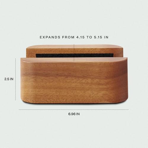 Dual Vertical Wooden Laptop Stand — photo 3