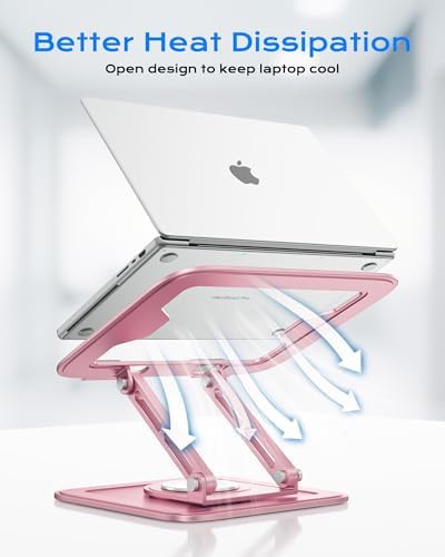 Rotating base adjustable computer stand — photo 4