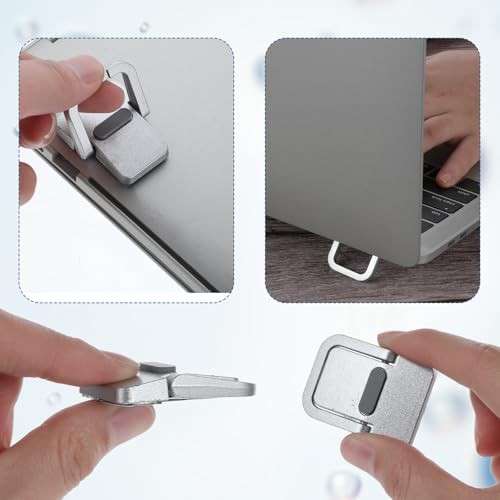 Silver invisible mini keyboard and laptop feet — photo 4
