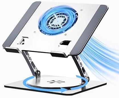 Adjustable Gaming Stand with 360 Rotating Base