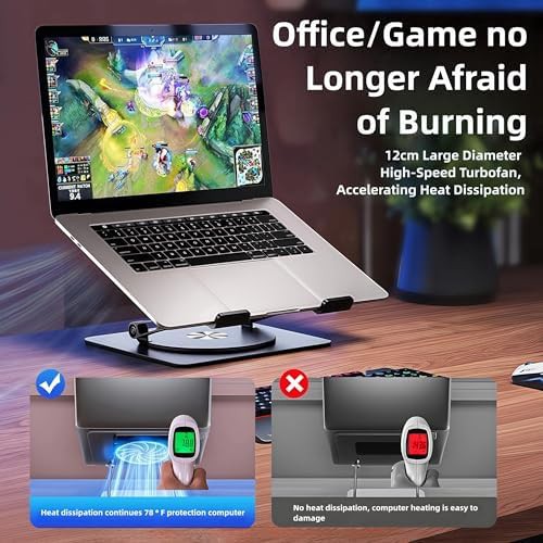 Adjustable Gaming Stand with 360 Rotating Base — photo 3