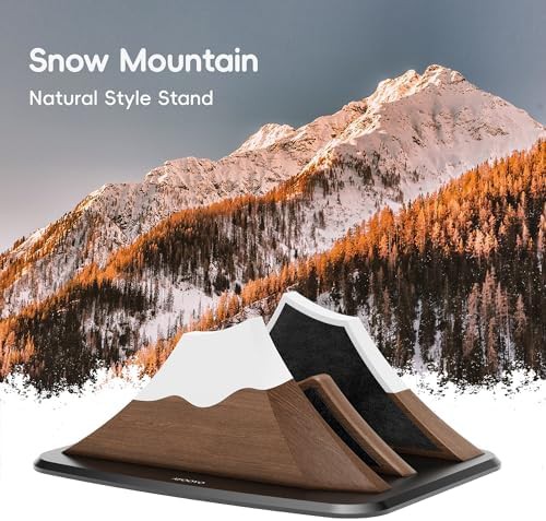 Dual Slot Walnut Peak Shaped Stand — photo 3
