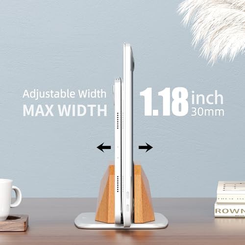 Beechwood Adjustable Vertical Laptop Holder — photo 3
