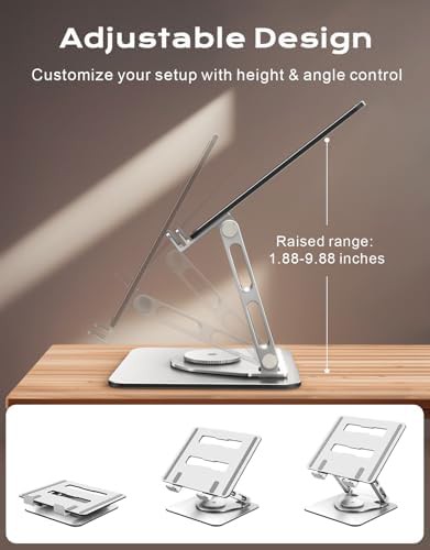 Rotatable Adjustable Height Laptop Stand — photo 5