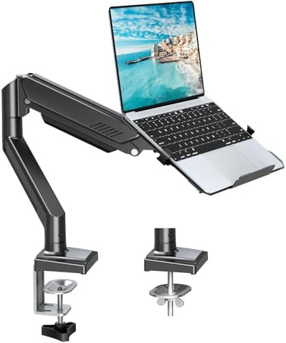 Adjustable Monitor and Laptop Arm with Clamp