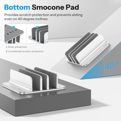 Three Slot Multiple Vertical Stand Silver — photo 4
