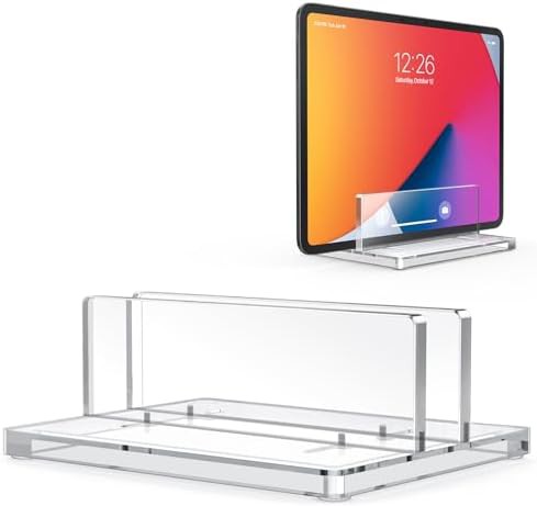 Acrylic Single Vertical Gaming Laptop Holder
