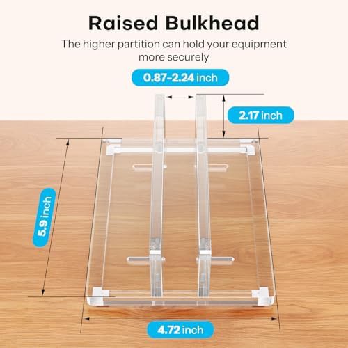 Acrylic Single Vertical Gaming Laptop Holder — photo 3
