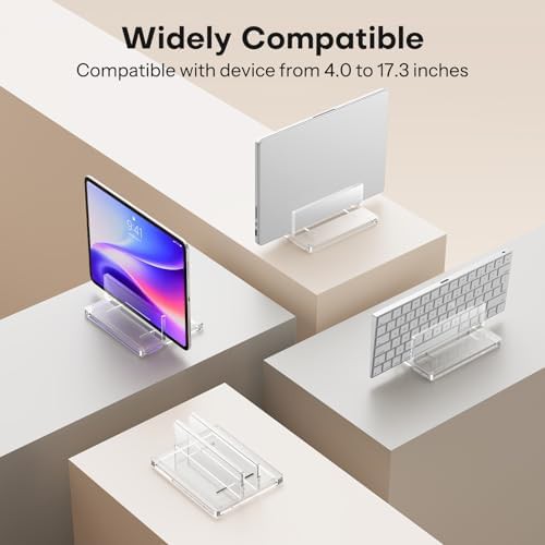 Acrylic Single Vertical Gaming Laptop Holder — photo 4