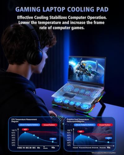 Gaming Cooling Pad with Ten Fans — photo 3