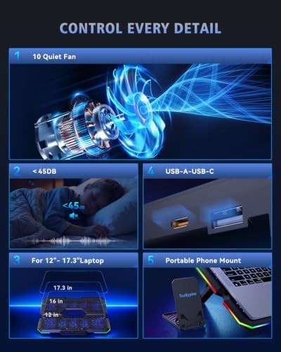 Gaming Cooling Pad with Ten Fans — photo 5