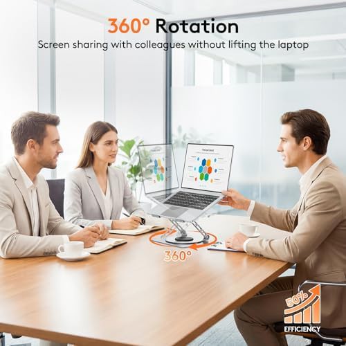 Rotating 360 Degree Desk Laptop Stand — photo 3