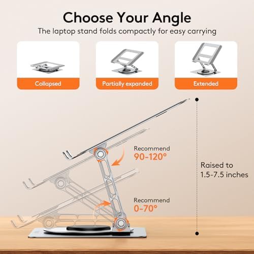 Rotating 360 Degree Desk Laptop Stand — photo 5