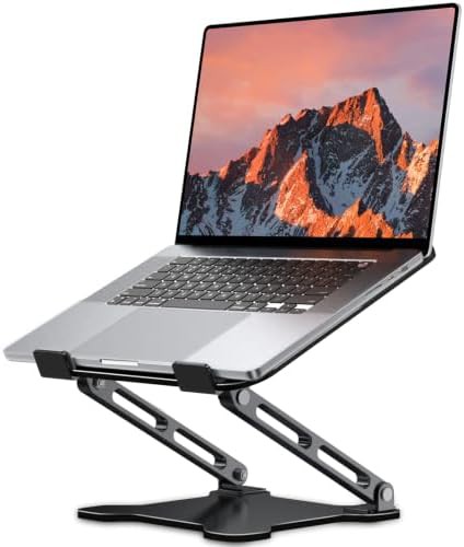 Portable airflow laptop riser holder