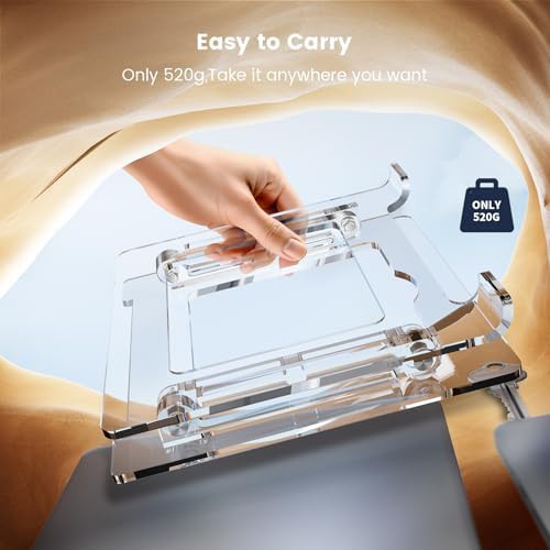 Portable Acrylic Ergonomic Laptop Riser — photo 5