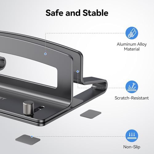 Vertical Aluminum Space Saving Laptop Stand — photo 4