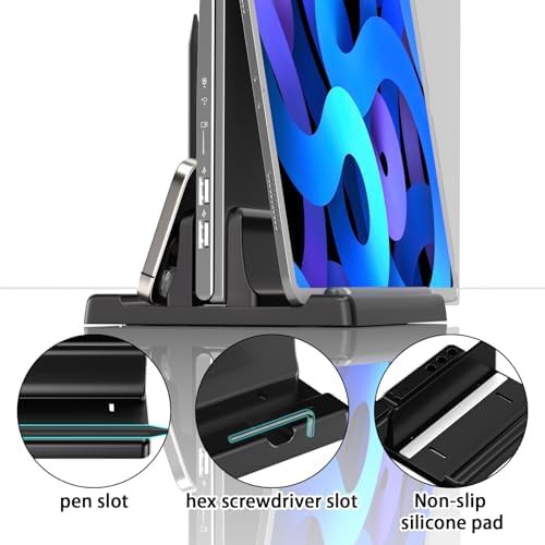 Vertical three in one adjustable laptop holder — photo 3