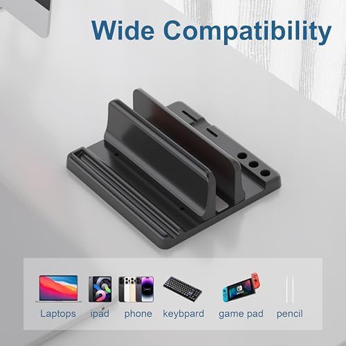 Vertical three in one adjustable laptop holder — photo 4