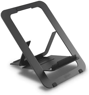Black Ultra Slim Foldable Aluminum Stand