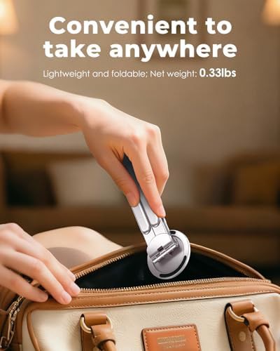 Foldable Laptop Riser with Phone Holder Silver — photo 4