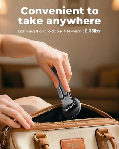 Foldable Laptop Riser with Phone Holder Black — photo 4