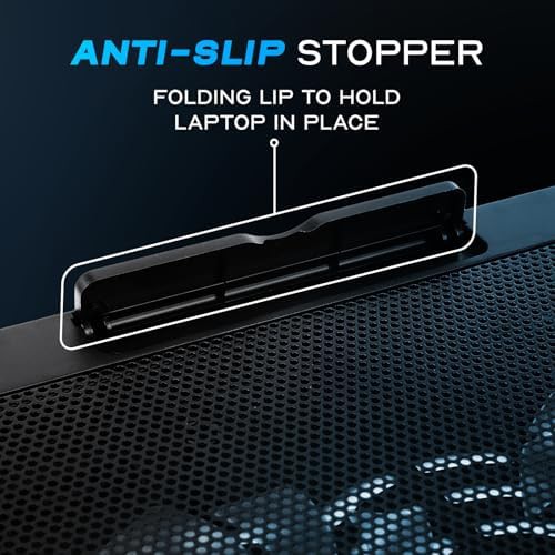 Gaming Metal Mesh Dual Fan Cooling Pad — photo 4