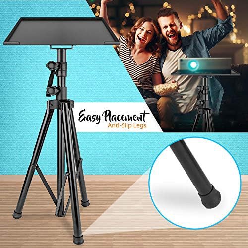 Heavy duty metal tripod projector and laptop stand — photo 3
