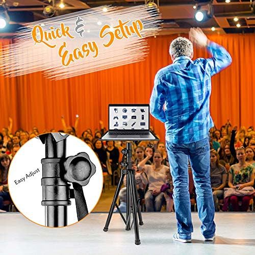 Heavy duty metal tripod projector and laptop stand — photo 4