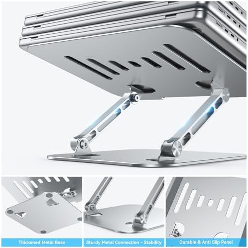Ventilated Metal Foldable Stand 17.3 in — photo 5