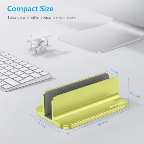 Citron Aluminum Vertical Laptop Stand Holder — photo 3