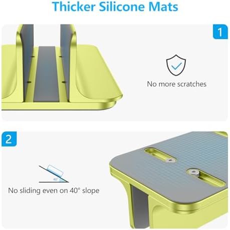 Citron Aluminum Vertical Laptop Stand Holder — photo 4