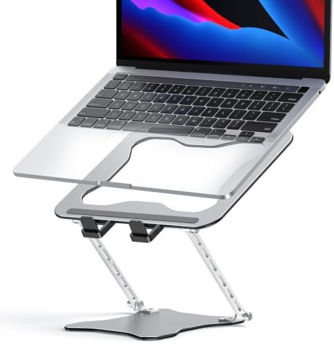 Ultra Slim Height Adjustable Laptop Riser