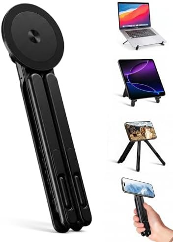 Black portable tablet desk mount
