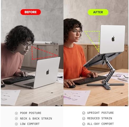 Model-X 2.0 Adjustable Height Laptop Stand — photo 5