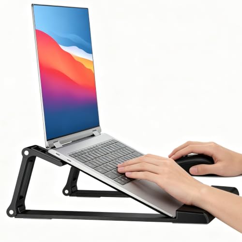 Laptop Stand for Desk ABS+Metal Portable Computer Riser Notebook