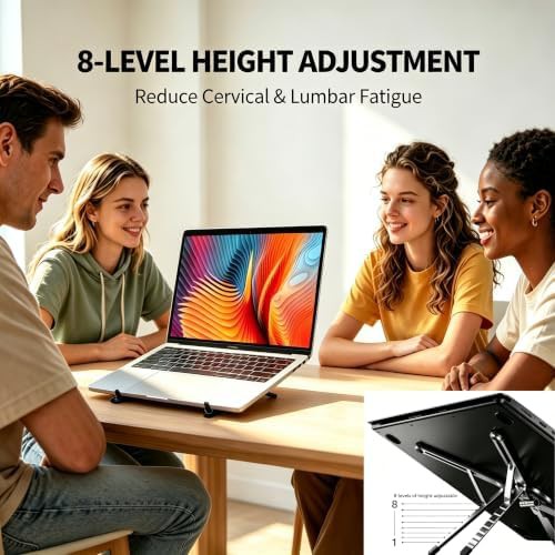 Foldable Aluminum Stand with Magnetic Phone Mount — photo 5